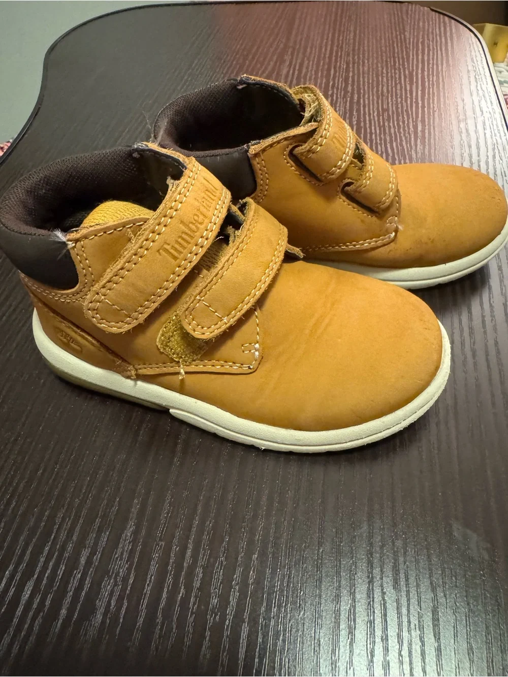 Timberland Kids' Wheat Brown Velcro Kids Boots